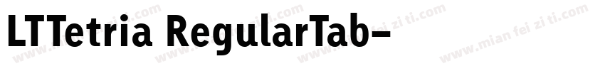 LTTetria RegularTab字体转换